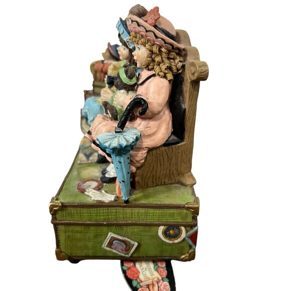 SAN FRANCISCO MUSIC BOX CHERISH THE THOUGHT 1997 A DAY WITH FRIEND Vintage - Picture 3 of 6